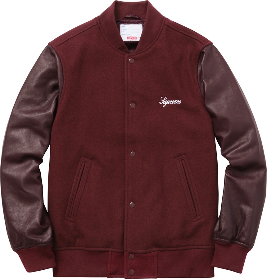 Wool Varsity Crew Jacket view 2